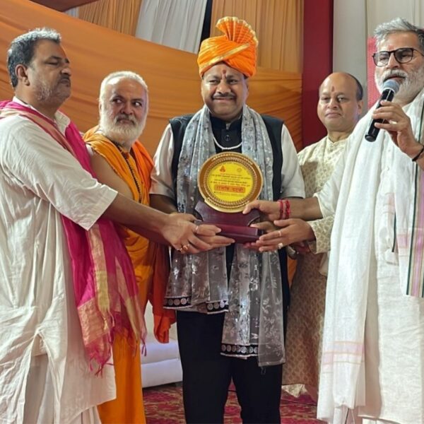Ghanshyam Gupta Zaveri Honored with the title of Raj Rishi