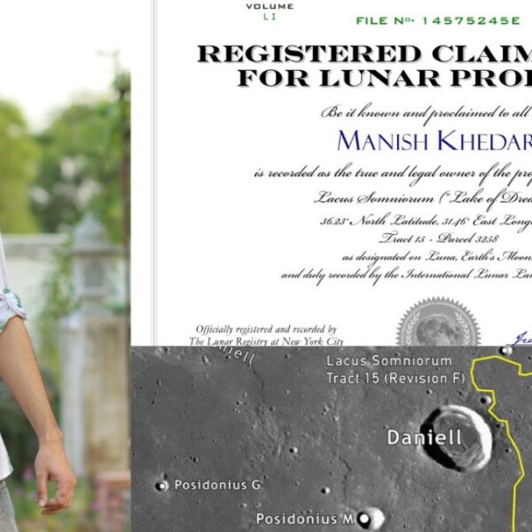 Young entrepreneur ventures into Lunar Real Estate and becomes the Largest Lunar Landowner from his region