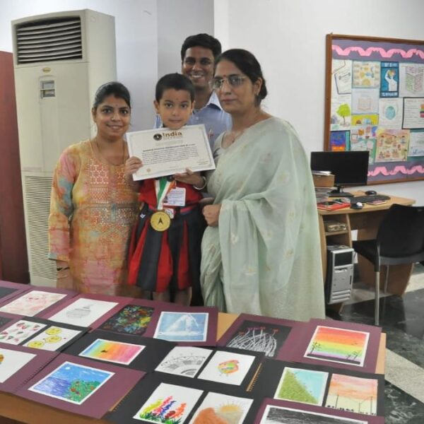 AM/NS International School student Meera Vasan in India Book of Records
