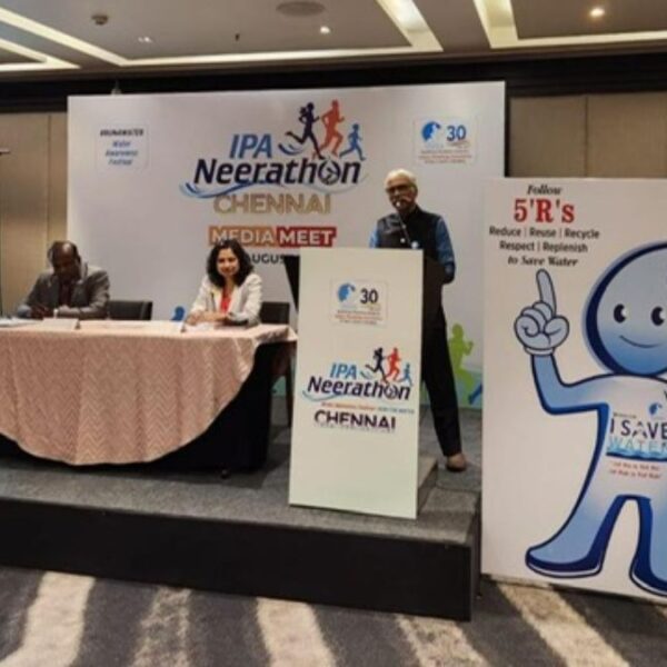 IPA Neerathon, a Run for Water and Water Awareness Festival for spreading Water Conservation Awareness to be held in Chennai on Sep 3, 2023