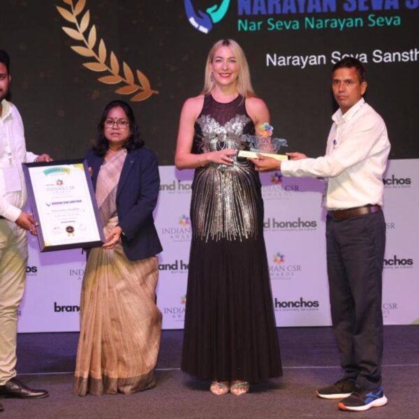 Narayan Seva Sansthan Honored as One of India’s ‘Top 20 NGOs of the Year 2023’