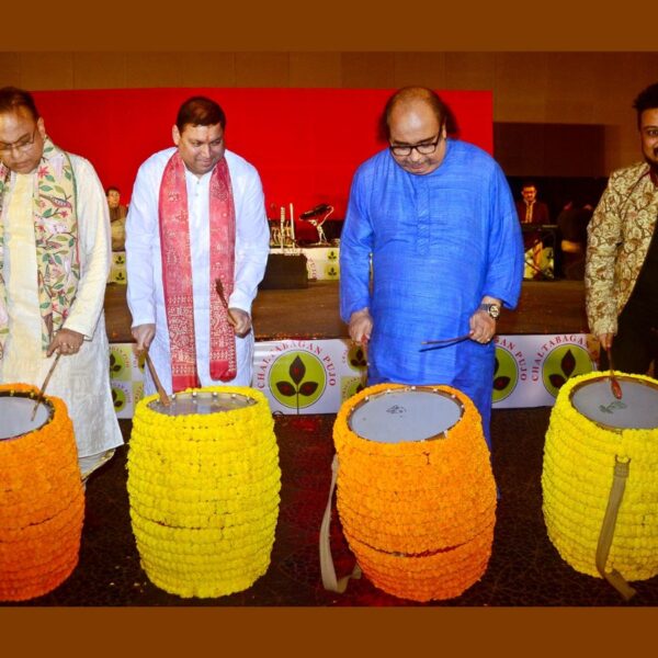 Chaltabagan Durga Puja festivities take off amid dance and drum beats