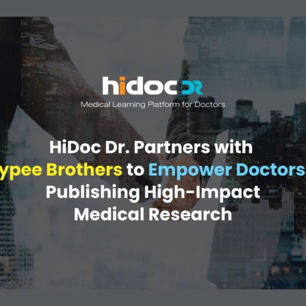 HiDoc Dr. Partners with Jaypee Brothers to Empower Doctors in Publishing High-Impact Medical Research
