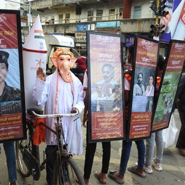 Yewale Amrutalaya’s Ganesh Utsav: Celebrating Armed Forces, Scientists, Medical Professionals, and Farmers