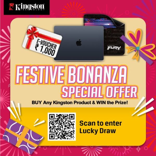 Kingston Technology amps up the festive cheer with its Festive Bonanza Special Offer.