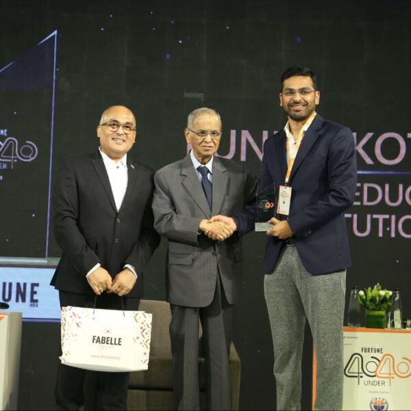 Narayana Group’s Puneet Kothapa honoured with Fortune India’s 40 Under 40 Award