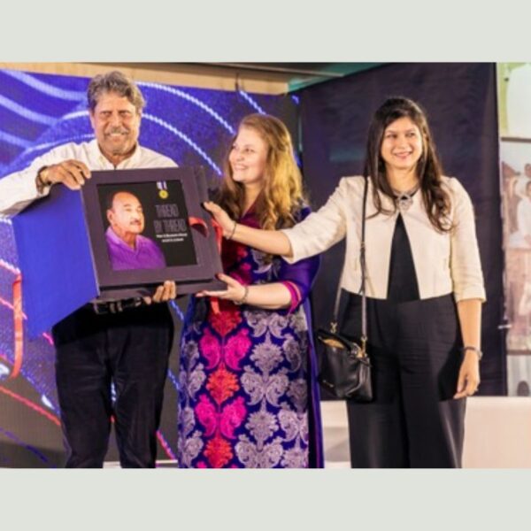 A book Thread By Thread on the life of Shambhu Kumar Kasliwal was launched by Kapil Dev in Mumbai
