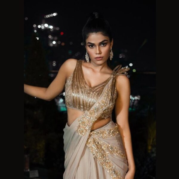 Actress Anjali Sharma graced the ramp at the Bombay Times Fashion Week, with exquisite designs of the renowned fashion designer, Archana Kochar