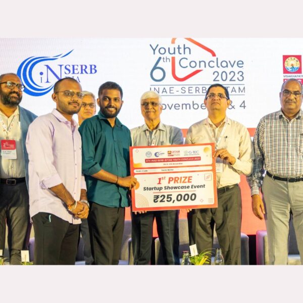 GITAM hosts 6th INAE-SERB Youth Conclave 2023; Accumitt takes home Winner’s Trophy at Flagship Ideathon