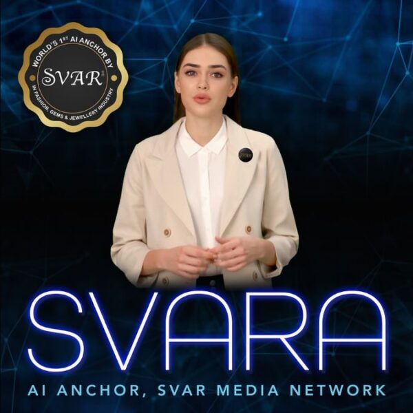 SVAR Media Launches Lifelike World’s First AI Anchor SVARA for Fashion and Gems & Jewelry