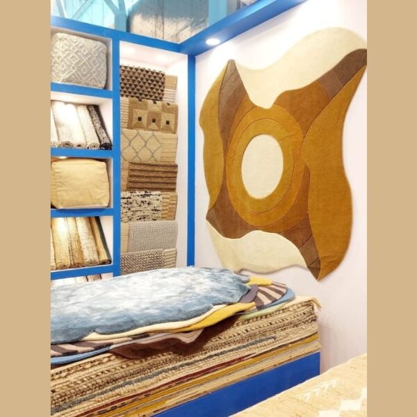 Weavinghands Rugs Pvt Ltd Unleashes Asymmetrical Masterpieces at Bharat Tex 2024