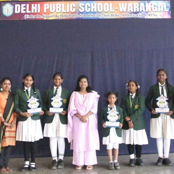 DPS Warangal Students Shine in Guinness World Record Attempt for Kuchipudi Dance