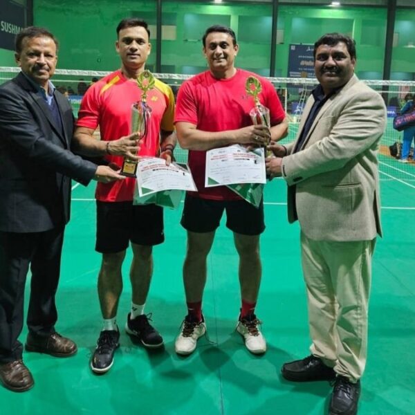 Gujarat Shines Bright: Triumphs at All India Masters Badminton Tournament