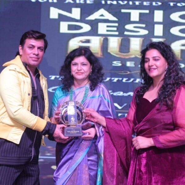 Kavita Singh Bhadauriya Receives Best Western Wear Designer Award at National Designer Awards 2023
