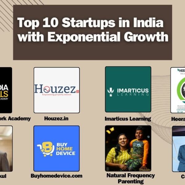 Top 10 Startups in India with Exponential Growth