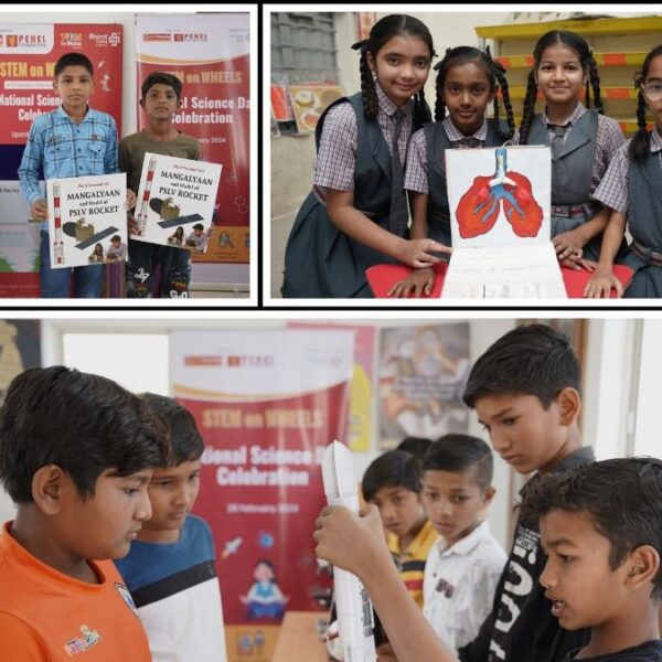 Pehel Foundation (A CSR arm of PNB Housing Finance Ltd) and BharatCares Celebrate National Science Day with the ‘STEM on Wheels’ Project