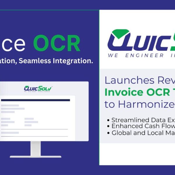 QuicSolv Unveils Revolutionary Invoice OCR Technology to Harmonize Cash Flow