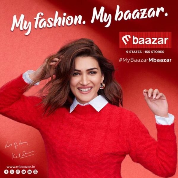 M Baazar Welcomes Bollywood Stars Kriti Sanon and Pavail Gulati as Brand Ambassadors