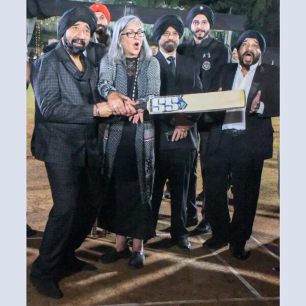 S. Gurinder Singh Bawa, Chairman G. N. Khalsa College and Chairman GNIMS kickstart the highly anticipated cricket tournament, Khalsa Supreme League (KSL)