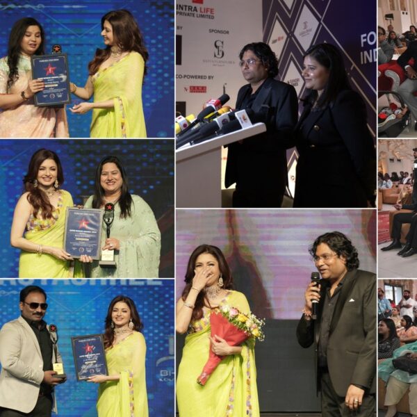 Bollywood Royalty Bhagyashree Graces Forever Star India Awards 2024, Joins Forces with Army Officers to Honor Awardees!