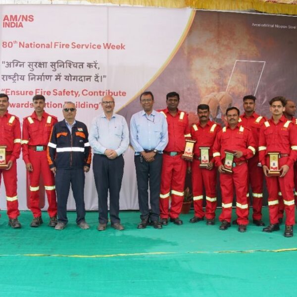 AM/NS India organises several events, competitions to commemorate National Fire Service Day