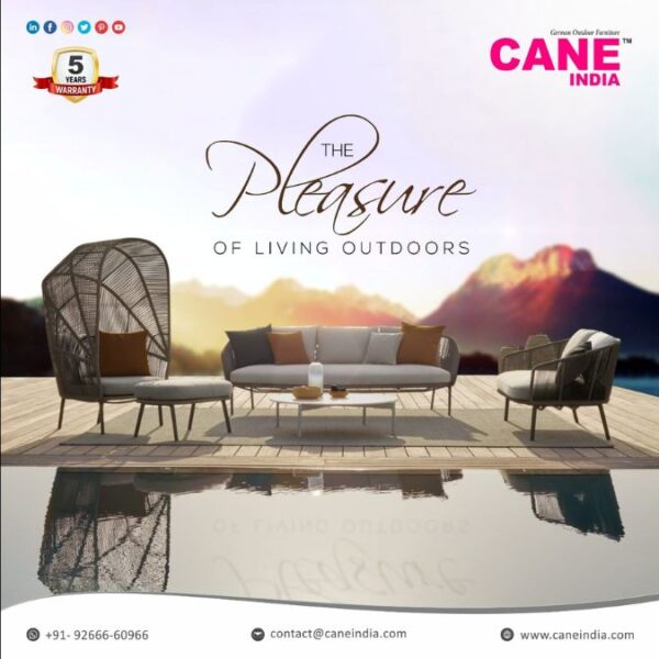 Award-Winning Luxury Outdoor Furniture Manufacturer, CANE India, Impresses India with Quality