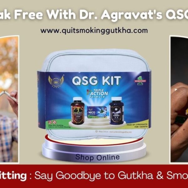 QSG Kit by Dr. Agravat: The Trailblazing Solution Helping People Quit Gutkha and Smoking across the Nation