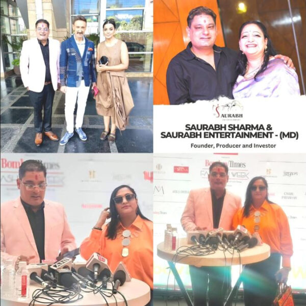 Saurabh and Pallavi Sharma Illuminate the Runway, A Dazzling Presence at Bombay Fashion Week, Grand Hyatt Mumbai