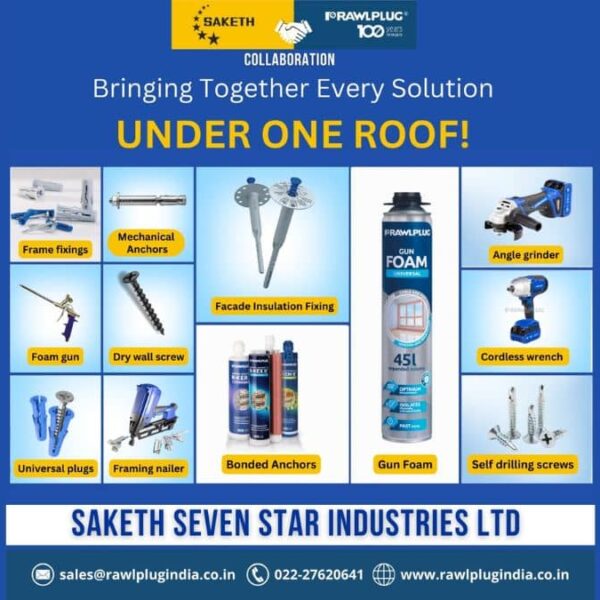 Rawlplug and Saketh Seven Star Industries Ltd. Join Forces to Revolutionize India’s Construction Landscape