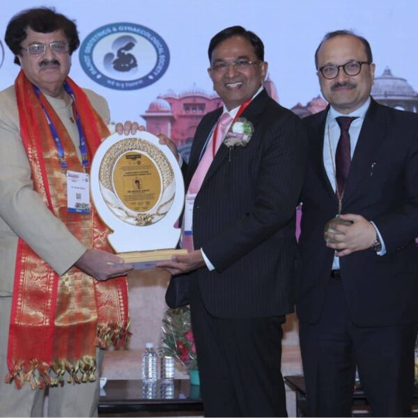 Dr Nimish Shelat honoured with prestigious ISAR Gujarat Lifetime Achievement Award 2024 at ISAR Gujarat State Conference, Rajkot