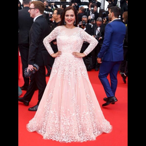 Day 2 for Manya Pathak on Cannes Red Carpet at 77th Cannes Film Festival, looking Stunning and Royal