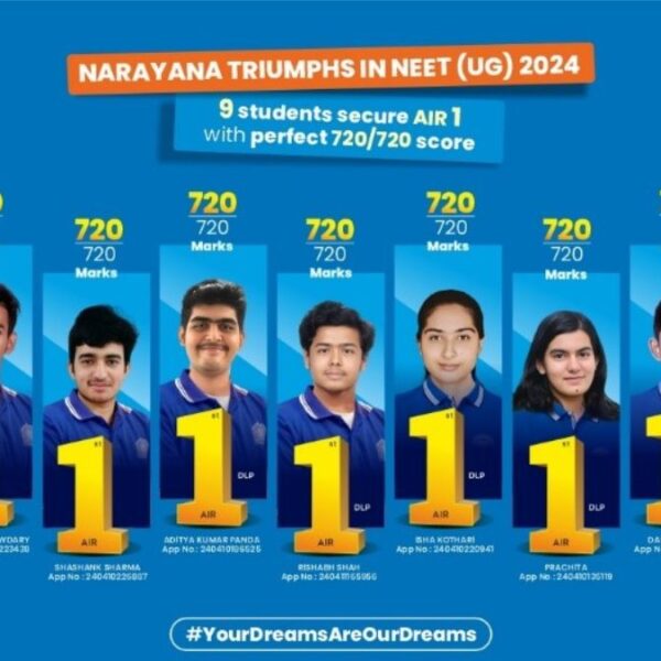 Academic Dreams Achieved – Narayanites Top NEET-UG 2024