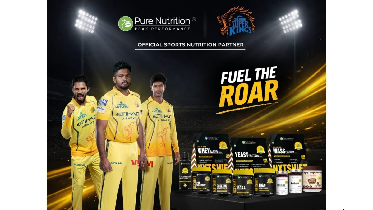 Pure Nutrition Comes Onboard as the Official Sports Nutrition Partner for IPL Frontrunner – Chennai Super Kings