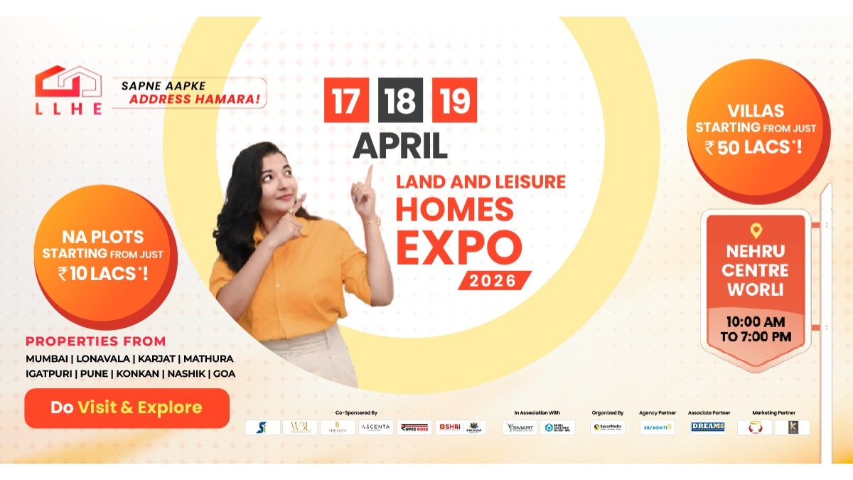 Land & Leisure Homes Expo 2026 | 17 – 18 -19 April at Nehru Centre, Worli: India’s Premier Property Exhibition for Land, Villas…